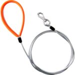 Thickened Shock-Absorbing Anti-Bite Wire Rope Dog Leash
