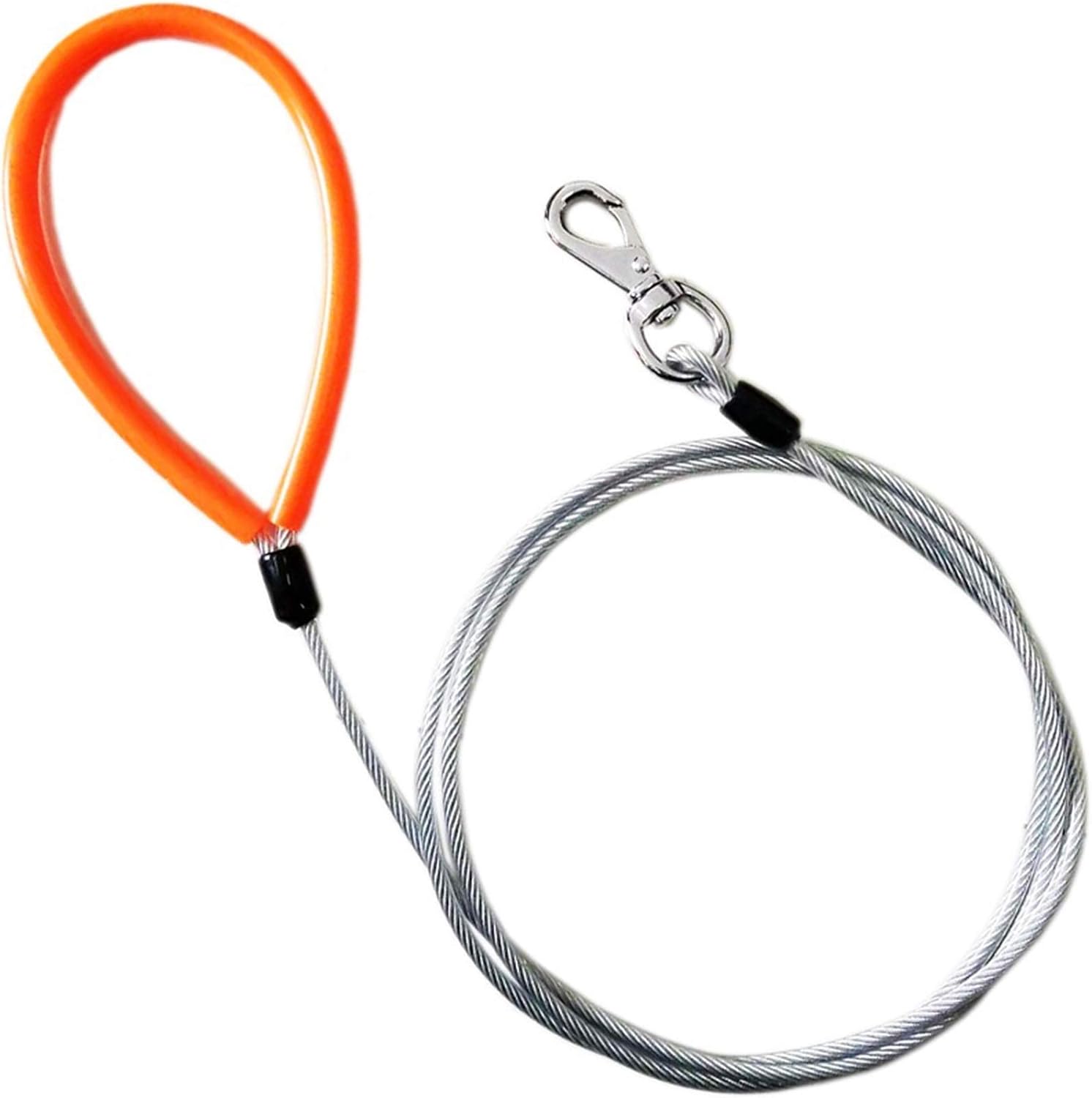 Thickened Shock-Absorbing Anti-Bite Wire Rope Dog Leash