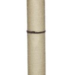 41-Inch Heavy-Duty  Scratching Post with Thick Faux Fur and Wide Base for Large Cats, Brown